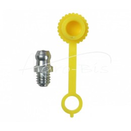 Tepimo antgalių rinkinys M6x1 10 vnt., tepalo antgalio dangtelis geltonas PZL HYDRAL - 7141206PZUH