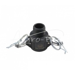 Camlock jungties lizdas, B tipo, polipropilenas, PP, 3/4" x 19 mm, PZL HYDRAL - ZCPB19H