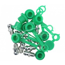 Tepimo antgalių rinkinys M6x1 10 vnt., žalias tepalo antgalio dangtelis PZL HYDRAL - 7141206PZH
