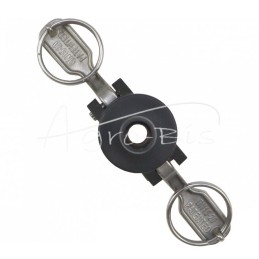 Camlock jungties lizdas, C tipo, polipropilenas, PP 1/2" x 13 mm, PZL HYDRAL - ZCPC13H