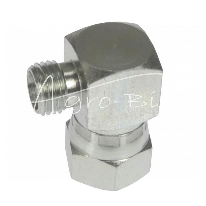 Hidraulinės jungties alkūnė 90 AB M18x1.5 - M14x1.5 12L/8L - HS329