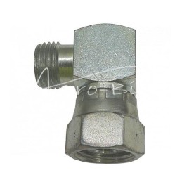 Hidraulinės jungties alkūnė 90 AB M18x1.5 - M16x1.5 12L/10L - HS328