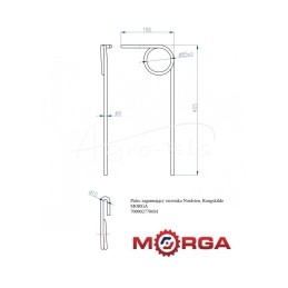Nordsten sėjamosios noragai, Kongskilde, padengti milteliniu būdu MORGA - 7000027706M