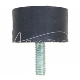 Guminis-metalinis bamperis 50x30 M10 vieno varžto bamperis - wP50x30/1