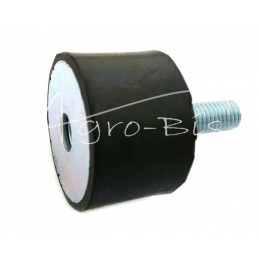 Guminis-metalinis bamperis 40x27 vienas M10 varžtas - W40X27/1