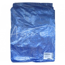 Mėlynas brezentas 3x4m, svoris 50g/m2, MOTORRA standartas - PLA3x4N