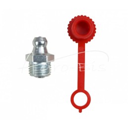 Tepimo antgalių rinkinys M10x1 10 vnt., raudonas tepalo antgalio dangtelis PZL HYDRAL - 7141210PCH