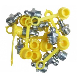 Tepimo antgalių rinkinys M10x1 10 vnt., tepalo antgalio dangtelis geltonas PZL HYDRAL - 7141210PZUH