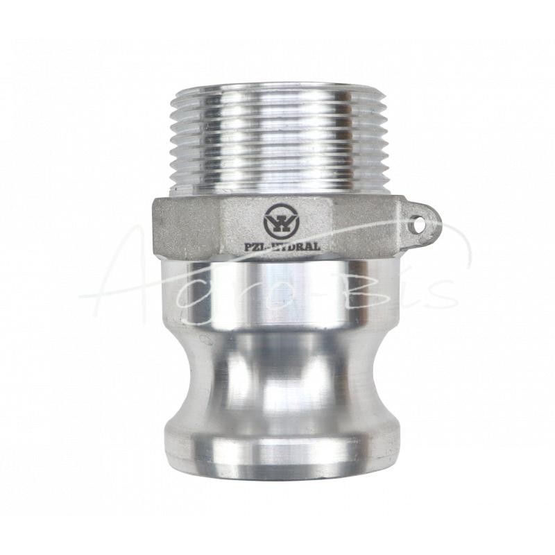 „Camlock“ jungties greito prijungimo kištukas, F tipo, aliuminis, 1 1/4" x 32 mm, PZL HYDRAL - ZCF32H