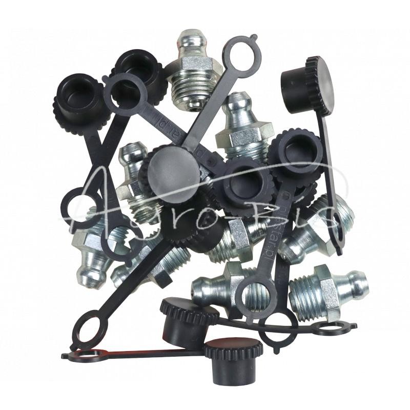 M10x1 tepalo antgalių rinkinys , juodas tepalo antgalio dangtelis PZL HYDRAL - 7141210PCZH