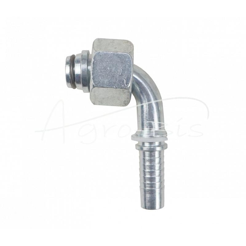 Hidraulinė jungtis DKOS 90° DN13 16S M24x1.5 sunki Premium HYDRAL - DKOS90DN12M24x1.5H