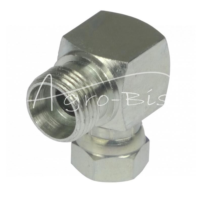 Hidraulinės jungties alkūnė 90 AB M14x1.5 - M18x1.5 8L/12L - HS335