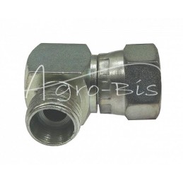 Hidraulinės jungties alkūnė 90 AB M18x1.5 - M16x1.5 12L/10L - HS328