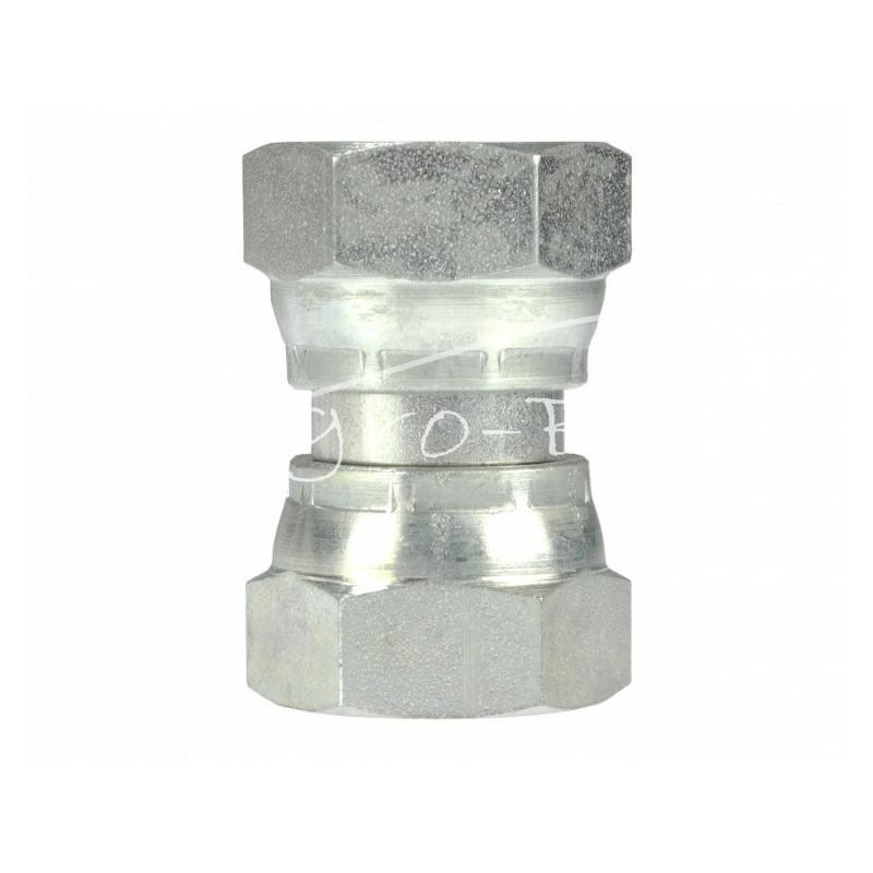 Hidraulinė jungtis - tiesi, moteriška AA jungtis, M27x2 - M27x2 18L/18L seno tipo kūgiai be O žiedo - HS184