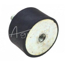 Guminis-metalinis bamperis 50x30 M10 vieno varžto bamperis - wP50x30/1