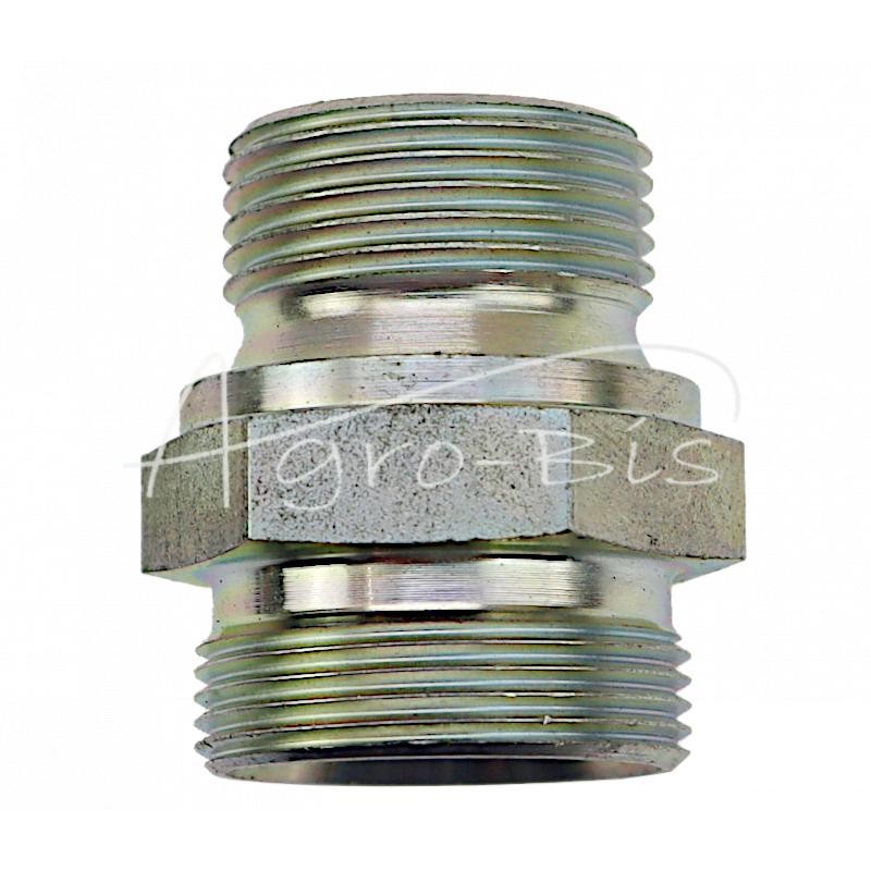 Jungtis - hidraulinė jungtis - tiesi BB 3/4" - M30x2 22L ZN-141 G3/4M30x2 - 8158.2020