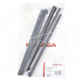 Pleištas antgaliui 10x8x200 DIN6887, plienas C45, MORGA , - 10x8x200NM