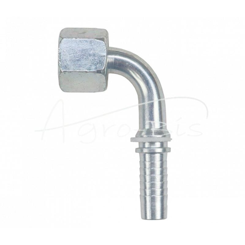 Hidraulinis antgalis DKJ 90° DN12 7/8 - 14 UNF Premium HYDRAL - DKJ90DN12G7/8H