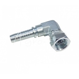 Hidraulinė jungtis DKR 90° DN13 1/2" kompaktiška kaltinė Premium HYDRAL - DKR90DN12G1/2KH