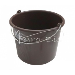 Apvalus rudas kibiras su rankena 12L, sustiprintas ZAGRODA - W12LZA