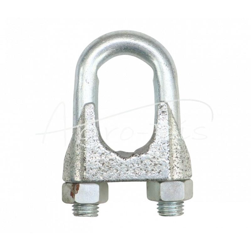 Plieninės virvės spaustukas 30 mm - ZLS-30