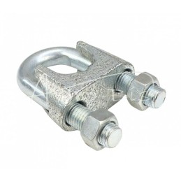 Plieninės virvės spaustukas 30 mm - ZLS-30
