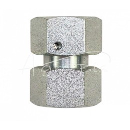 Hidraulinė jungtis - tiesi, moteriška AA jungtis, M26x1.5 - M26x1.5 18L/18L seno tipo kūgiai be O žiedo - HS186