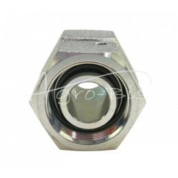 Hidraulinė jungtis - tiesi, moteriška AA jungtis, M26x1.5 - M26x1.5 18L/18L seno tipo kūgiai be O žiedo - HS186