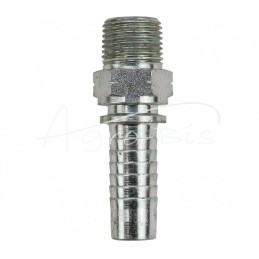 Hidraulinė jungtis - AGN DN12 galas, NPTF 3/8" išorinis sriegis - 6077.0813