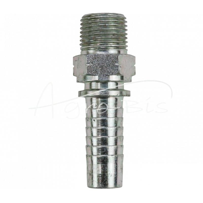 Hidraulinė jungtis - AGN DN12 galas, NPTF 3/8" išorinis sriegis - 6077.0813