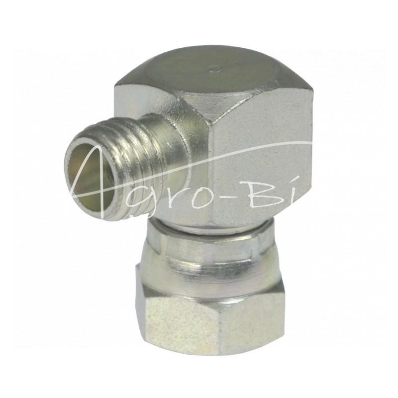 Hidraulinės jungties alkūnė 90 AB M14x1.5 - M12x1.5 8L/6L - HS339