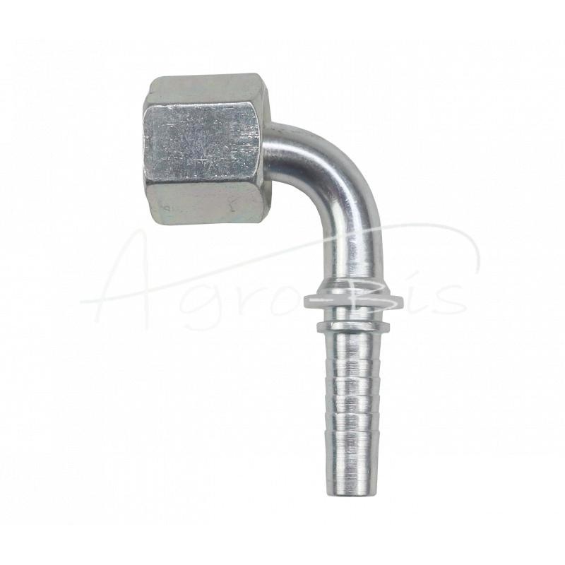 Hidraulinis antgalis ORFS 90° DN10 13/16 - 16 CATERPILLAR Premium HYDRAL - ORFS90DN10G13/16H