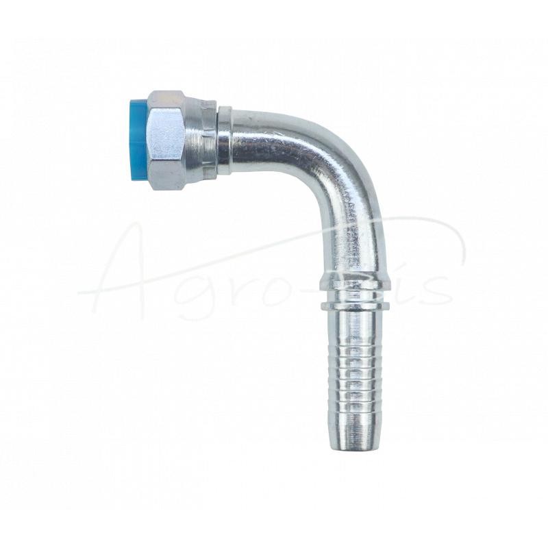 Metrinis kampinis užspaudžiamas antgalis, vidinis sriegis DKOL 90° DN16 15L M22x1.5 HYDRAL - DKOL90DN16M22x1.5SH