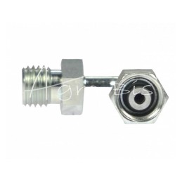 Hidraulinės jungties jungtis - lenkta AB M12x1.5 6L seno tipo kūgio formos be O žiedo - HS375