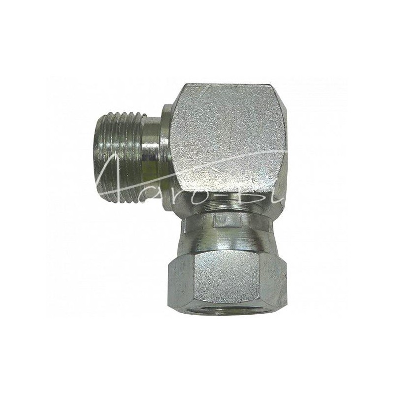 Hidraulinės jungties alkūnė 90 AB M20x1.5 - M20x1.5 12L/WNP-DKM - HS326