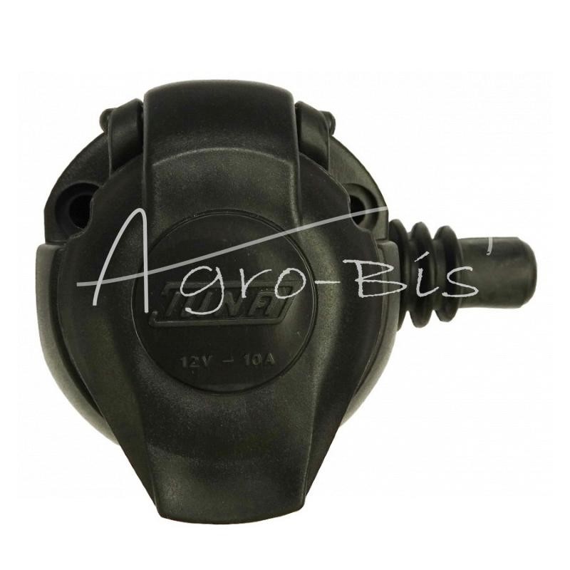 7 kontaktų kištukinis lizdas, laidų jungties lizdas dešinėje pusėje - 100.016