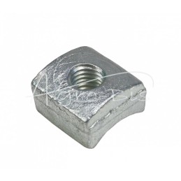 Pirštų laikiklio tvirtinimas – įgaubta veržlė, skirta „Stoll“ karuseliniam grėbliui-vartytuvui - 0673360