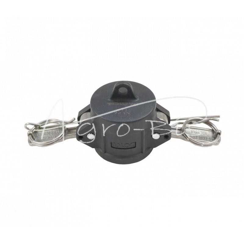 „Camlock“ nuolatinės srovės jungties dangtelis, 16 barų, polipropilenas, PP, 1" x 25 mm, PZL HYDRAL - ZCDPC25H