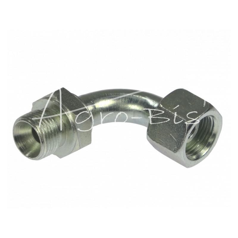 Hidraulinė jungtis – lenkta AB 3/8" - 3/8" - HS376