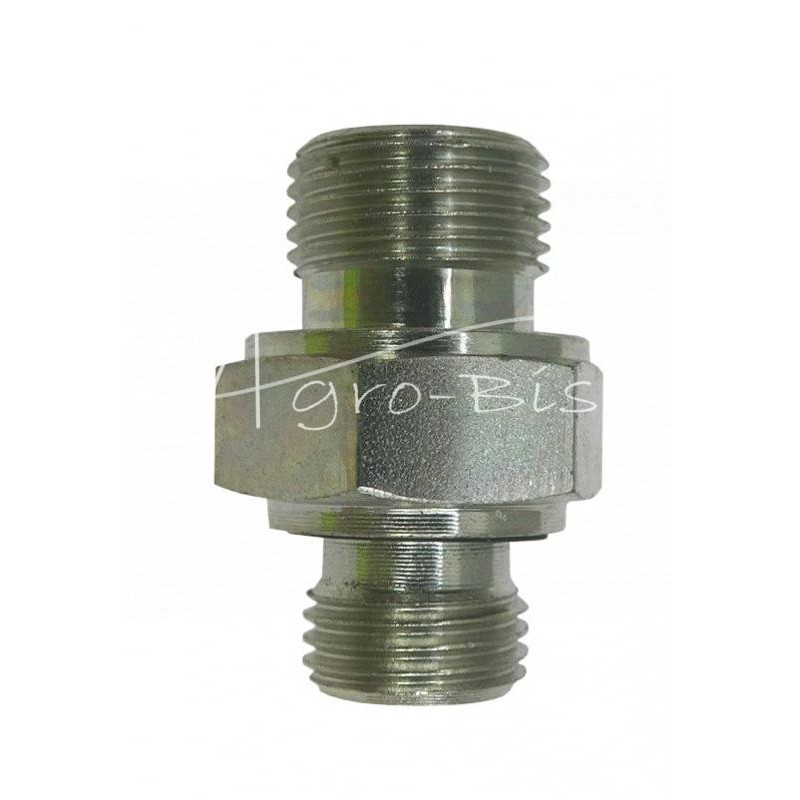 Hidraulinė jungtis BB 3/8 - 9/16"" UNF/BSP ED/kūgis 60" - HS410