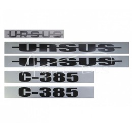 Ženklų rinkinys - emblemos Ursus C-385 - ZUP