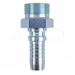 PTFE gofruoto teflono žarnos antgalis DN12, B tipo M22x1.5, sunkvežimių žarnos PZL-Hydral - 336