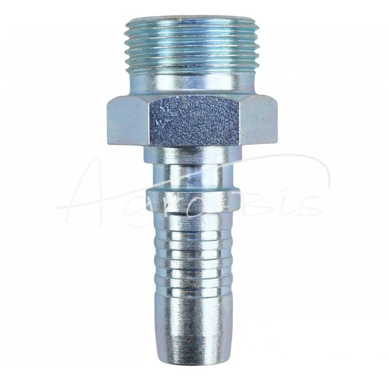 PTFE gofruoto teflono žarnos antgalis DN12, B tipo M22x1.5, sunkvežimių žarnos PZL-Hydral - 336