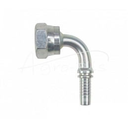 Hidraulinis antgalis ORFS 90° DN12 1 3/16 - 12 CATERPILLAR Premium HYDRAL - ORFS90DN12G1.3/16H