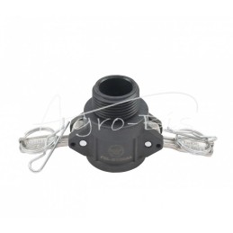 Camlock jungties lizdas, B tipo, polipropilenas, PP, 1" x 25 mm, PZL HYDRAL - ZCPB25H