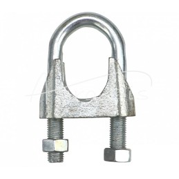 Plieninės virvės spaustukas 40 mm - ZLS-40