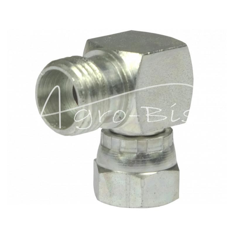 Hidraulinės jungties alkūnė 90 AB M14x1.5 - M16x1.5 8L/10L - HS336