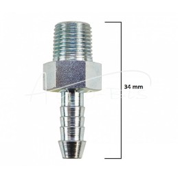 Žarnos adapteris DN4 5-6 mm žarnai, veržliaraktis 13 NPTF 1/8-27 8077.0304 - 8077.0304