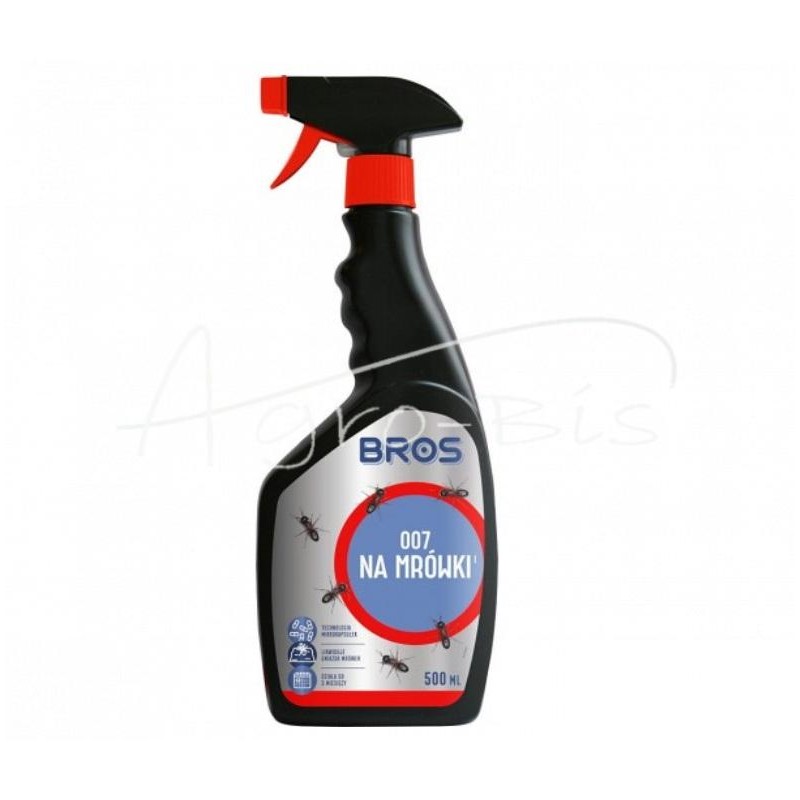 Skystas preparatas nuo skruzdžių 500 ml purkštuvas - purškiklis 007 Bros - 450B