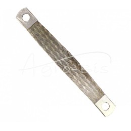 Įžeminimo kabelio tinklelis FI-8 mm ilgio 144 mm pynimas universalus nikeliu dengtas aukščiausios kokybės ELMOT - PM1448PEL